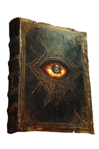 Antique Magic Book Demonic Eye Vinyl Car Decal Sticker – Waterproof & UV-Resistant 4.48" Antique Magic Book Demonic Eye Vinyl Car Decal Sticker – Waterproof & UV-Resistant 4.48"