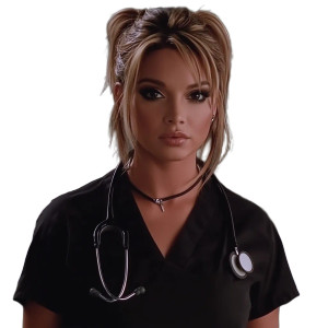 Britney Spears Demon Nurse Vinyl Car Decal Sticker – Waterproof & UV-Resistant 4.0" Britney Spears Demon Nurse Vinyl Car Decal Sticker – Waterproof & UV-Resistant 4.0"