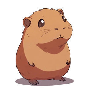 Chibi Capybara Avatar Vinyl Car Decal Sticker – Waterproof & UV-Resistant 4.0" Chibi Capybara Avatar Vinyl Car Decal Sticker – Waterproof & UV-Resistant 4.0"