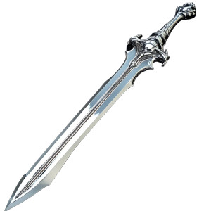 Chrome Sword Sorayama Style Vinyl Car Decal Sticker – Waterproof & UV-Resistant 4.0" Chrome Sword Sorayama Style Vinyl Car Decal Sticker – Waterproof & UV-Resistant 4.0"