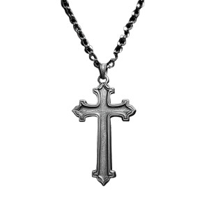 Cross Necklace Tshirt Vinyl Car Decal Sticker – Waterproof & UV-Resistant 4.0"