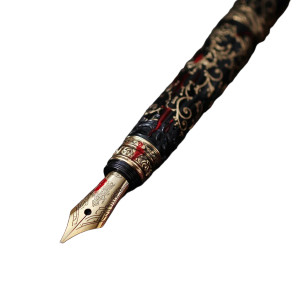 Cursed Fountain Pen Vinyl Car Decal Sticker – Waterproof & UV-Resistant 4.0"