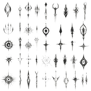 Curse Protection Symbols Vinyl Car Decal Sticker – Waterproof & UV-Resistant 4.0"