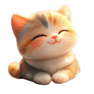 Cute Cat 2D Game Art Vinyl Car Decal Sticker – Waterproof & UV-Resistant 4.0"