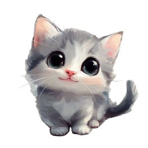 Cute Cat Vinyl Car Decal Sticker – Waterproof & UV-Resistant 4.0" Cute Cat Vinyl Car Decal Sticker – Waterproof & UV-Resistant 4.0"