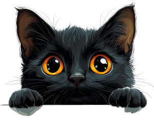 Cute Cat Peeking Sticker Vinyl Car Decal Sticker – Waterproof & UV-Resistant 4.7" Cute Cat Peeking Sticker Vinyl Car Decal Sticker – Waterproof & UV-Resistant 4.7"