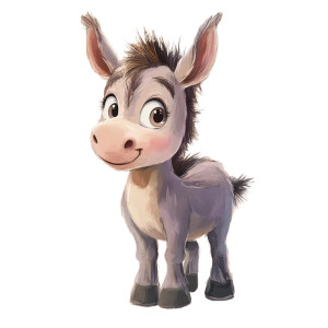 Cute Donkey Pastel Vinyl Car Decal Sticker – Waterproof & UV-Resistant 4.0" Cute Donkey Pastel Vinyl Car Decal Sticker – Waterproof & UV-Resistant 4.0"