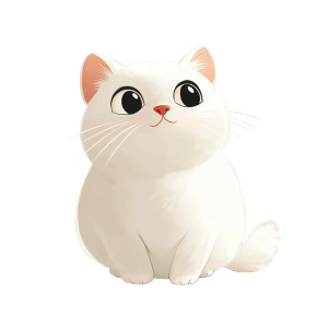 Cute Funny Cat Cartoon Vinyl Car Decal Sticker – Waterproof & UV-Resistant 4.0" Cute Funny Cat Cartoon Vinyl Car Decal Sticker – Waterproof & UV-Resistant 4.0"