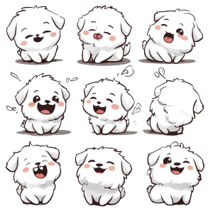 Cute Puppy Doodle Art Vinyl Car Decal Sticker – Waterproof & UV-Resistant 4.0" Cute Puppy Doodle Art Vinyl Car Decal Sticker – Waterproof & UV-Resistant 4.0"