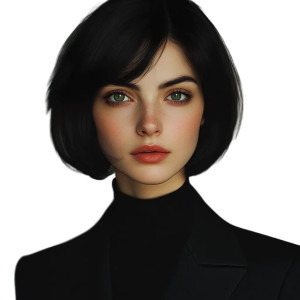 Elegant Woman Magazine Cover Vinyl Car Decal Sticker – Waterproof & UV-Resistant 4.0"