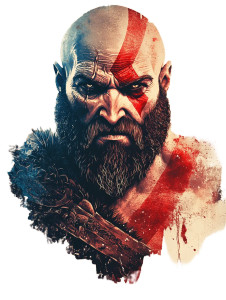 God Of War Poster Vinyl Car Decal Sticker – Waterproof & UV-Resistant 4.0"