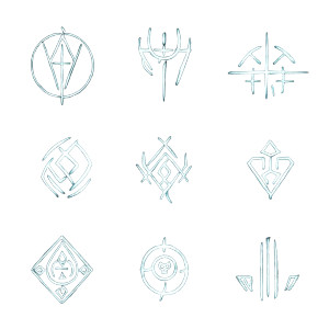 Light Rune Vinyl Car Decal Sticker – Waterproof & UV-Resistant 4.0"