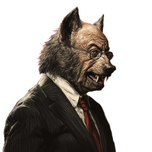 Loup Garou Jean Marie Le Pen Vinyl Car Decal Sticker – Waterproof & UV-Resistant 4.0"