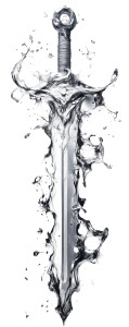 Melted Medieval Weapons Vinyl Car Decal Sticker – Waterproof & UV-Resistant 4.0"