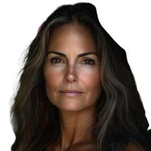 Middle Age Woman Jungle Vinyl Car Decal Sticker – Waterproof & UV-Resistant 4.0"