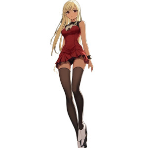 Tall Blond Anime Woman Classroom Vinyl Car Decal Sticker – Waterproof & UV-Resistant 4.0" Tall Blond Anime Woman Classroom Vinyl Car Decal Sticker – Waterproof & UV-Resistant 4.0"