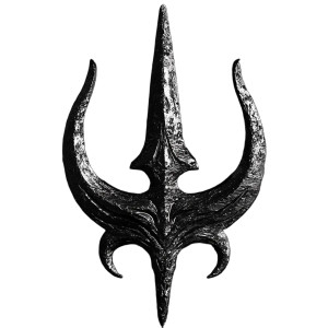 Trident Logo Detail Vinyl Car Decal Sticker – Waterproof & UV-Resistant 4.0"