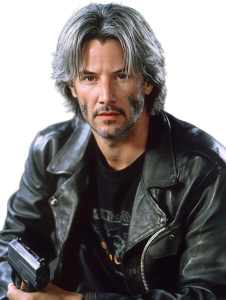 Young Keanu Reeves Front Vinyl Car Decal Sticker – Waterproof & UV-Resistant 4.11"