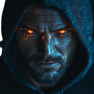 Android Human Face Hoodie Vinyl Car Decal Sticker – Waterproof & UV-Resistant 4.0"