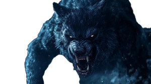 Angry Werewolf Moonlight Thumbnail Vinyl Car Decal Sticker – Waterproof & UV-Resistant 7.14"