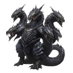 Armored Hydra Boss Vinyl Car Decal Sticker – Waterproof & UV-Resistant 4.0"