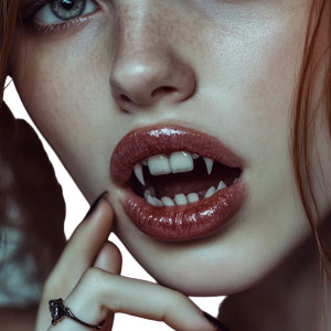Beauty Cosmetics Vampire Closeup Vinyl Car Decal Sticker – Waterproof & UV-Resistant 4.0" Beauty Cosmetics Vampire Closeup Vinyl Car Decal Sticker – Waterproof & UV-Resistant 4.0"