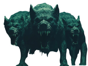 Cerberus Underworld Guard Vinyl Car Decal Sticker – Waterproof & UV-Resistant 5.31"