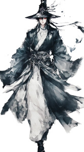 Chinese Ink Swordsman Vinyl Car Decal Sticker – Waterproof & UV-Resistant 4.0" Chinese Ink Swordsman Vinyl Car Decal Sticker – Waterproof & UV-Resistant 4.0"