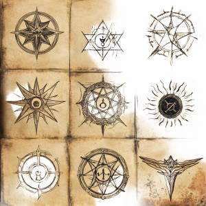 Demonic Sigils Grimoire Vinyl Car Decal Sticker – Waterproof & UV-Resistant 4.0"