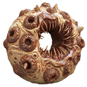 Eldritch Donut Abomination 3D Vinyl Car Decal Sticker – Waterproof & UV-Resistant 4.0"