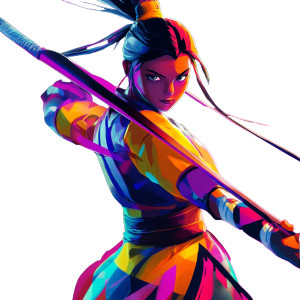 Female Chinese Wuxia Warrior Vinyl Car Decal Sticker – Waterproof & UV-Resistant 4.0" Female Chinese Wuxia Warrior Vinyl Car Decal Sticker – Waterproof & UV-Resistant 4.0"