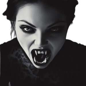 Female Vampire Fangs Vinyl Car Decal Sticker – Waterproof & UV-Resistant 4.0" Female Vampire Fangs Vinyl Car Decal Sticker – Waterproof & UV-Resistant 4.0"