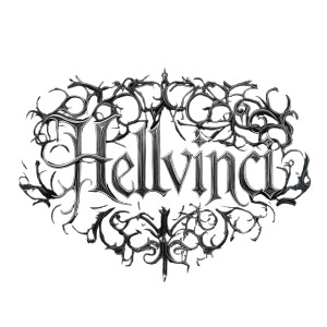 Hellvinci Gothic Calligraphy Vinyl Car Decal Sticker – Waterproof & UV-Resistant 4.0"