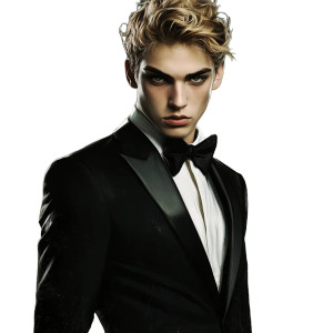 Intense Young Man Stormy Vinyl Car Decal Sticker – Waterproof & UV-Resistant 4.0"