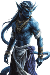 Male Djinn Mythical Creature Vinyl Car Decal Sticker – Waterproof & UV-Resistant 4.0"