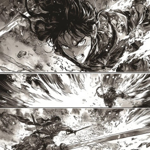 Manga Combat Board Vinyl Car Decal Sticker – Waterproof & UV-Resistant 4.0"