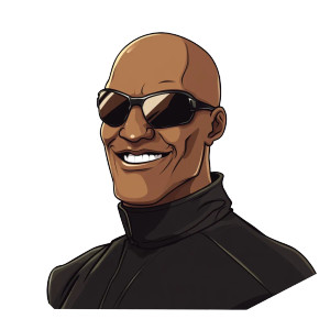 Morpheus Bald Sunglasses Smiling Vinyl Car Decal Sticker – Waterproof & UV-Resistant 4.0" Morpheus Bald Sunglasses Smiling Vinyl Car Decal Sticker – Waterproof & UV-Resistant 4.0"