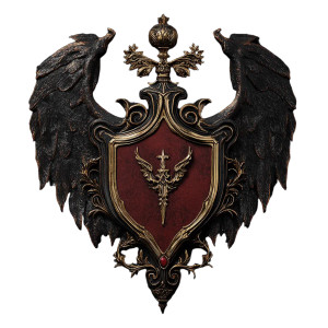 Vampire House Insignia Vinyl Car Decal Sticker – Waterproof & UV-Resistant 4.0"