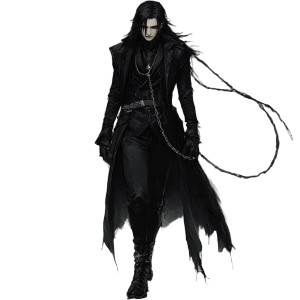 Vampiric Outlaw Young Male Vinyl Car Decal Sticker – Waterproof & UV-Resistant 4.0"