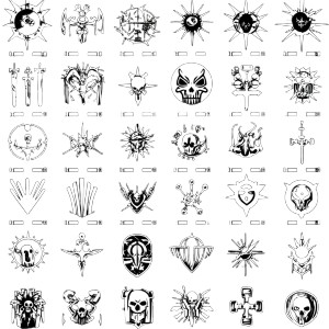 Warhammer 40K Icons Grid Vinyl Car Decal Sticker – Waterproof & UV-Resistant 4.0" Warhammer 40K Icons Grid Vinyl Car Decal Sticker – Waterproof & UV-Resistant 4.0"