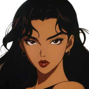 90S Anime Dark Fantasy Woman Vinyl Car Decal Sticker – Waterproof & UV-Resistant 4.0"