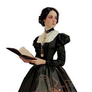 Ada Lovelace Computing History Vinyl Car Decal Sticker – Waterproof & UV-Resistant 4.0"