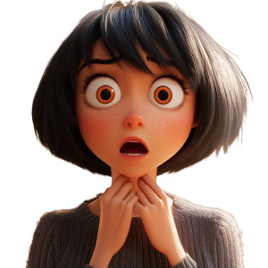 Ai Embarrassed Human Sarcastic Vinyl Car Decal Sticker – Waterproof & UV-Resistant 4.0"