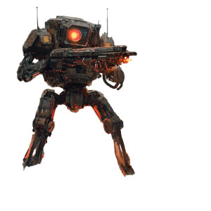 Ai War Machines Post Apocalypse Vinyl Car Decal Sticker – Waterproof & UV-Resistant 4.0"