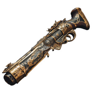 Ancient Rifle Weapon Vinyl Car Decal Sticker – Waterproof & UV-Resistant 4.0"