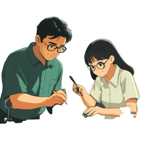 Anime Asian Couple Microelectronics Vinyl Car Decal Sticker – Waterproof & UV-Resistant 4.0" Anime Asian Couple Microelectronics Vinyl Car Decal Sticker – Waterproof & UV-Resistant 4.0"