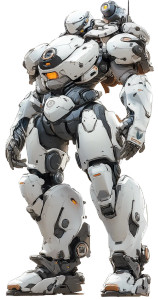 Anime Mech Overwatch Style Vinyl Car Decal Sticker – Waterproof & UV-Resistant 4.0"