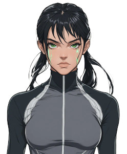 Athletic Woman Anime Portrait Vinyl Car Decal Sticker – Waterproof & UV-Resistant 4.0" Athletic Woman Anime Portrait Vinyl Car Decal Sticker – Waterproof & UV-Resistant 4.0"