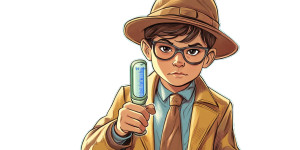 Boy Detective Thermometer Classroom Vinyl Car Decal Sticker – Waterproof & UV-Resistant 8.0"