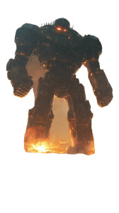 Colossal Metal Giant Statue Vinyl Car Decal Sticker – Waterproof & UV-Resistant 4.0"